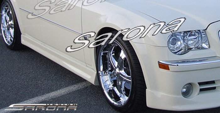 Custom Chrysler 300C  Sedan Side Skirts (2005 - 2010) - $390.00 (Part #CR-004-SS)